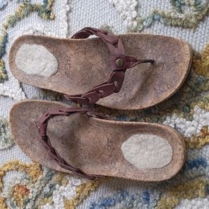 Ugg leather and cork sandals size 9
